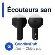 Écouteurs sans fil personnalisables Sudio In-ear TWS A3 avec logo - Miniature 11