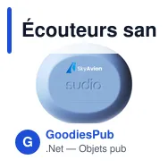 Écouteurs sans fil personnalisables Sudio In-ear TWS A3 avec logo - Miniature 3