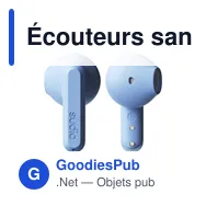 Écouteurs sans fil personnalisables Sudio In-ear TWS A3 avec logo - Miniature 4
