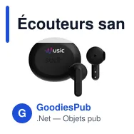 Écouteurs sans fil personnalisables Sudio In-ear TWS A3 avec logo - Miniature 8