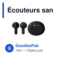 Écouteurs sans fil personnalisables Sudio In-ear TWS A3 avec logo - Miniature 9