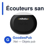 Écouteurs sans fil personnalisables Sudio In-ear TWS A3 avec logo - Miniature 10