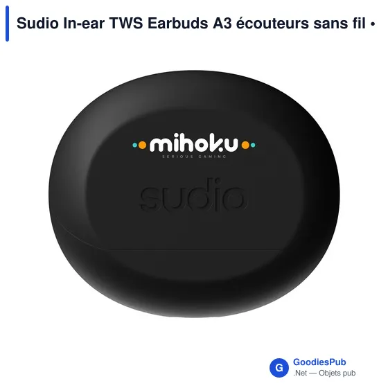 Écouteurs sans fil personnalisables Sudio In-ear TWS A3 avec logo - Image 10