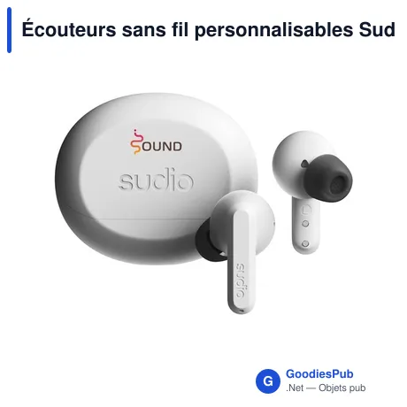 Écouteurs sans fil personnalisables Sudio A3 Pro avec logo