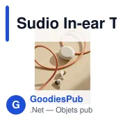 Écouteurs sans fil personnalisables Sudio A3 Pro avec logo - Miniature 7
