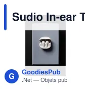 Écouteurs sans fil personnalisables Sudio A3 Pro avec logo - Miniature 8
