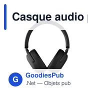Casque audio personnalisable Sudio Over-ear Headphone R4 avec logo - Miniature 1