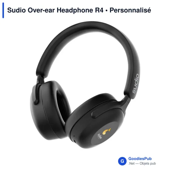 Casque audio personnalisable Sudio Over-ear Headphone R4 avec logo - Image 2