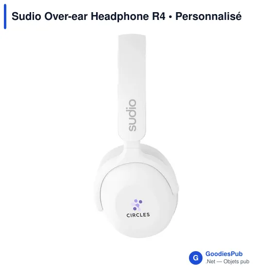 Casque audio personnalisable Sudio Over-ear Headphone R4 avec logo - Image 9