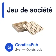 Jeu de société Sudoku personnalisable en bois avec logo - Miniature 1