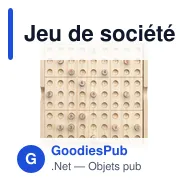 Jeu de société Sudoku personnalisable en bois avec logo - Miniature 3