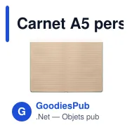 Carnet A5 personnalisable en PLA avec logo - SUGAR - Miniature 7