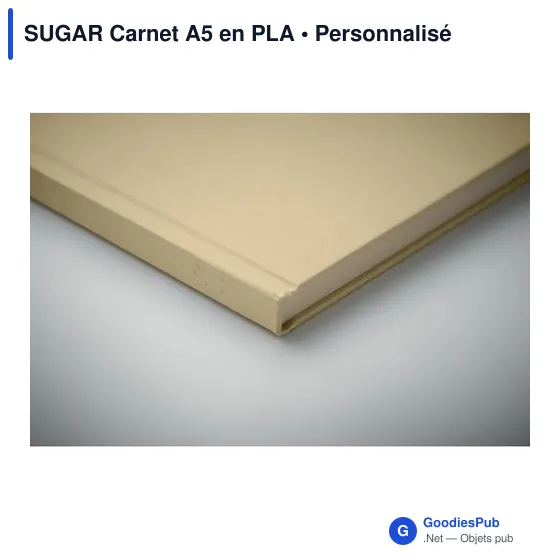 Carnet A5 personnalisable en PLA avec logo - SUGAR - Image 10