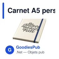 Carnet A5 personnalisable en papier recyclé avec logo - Sugarcane Bagasse - Miniature 3