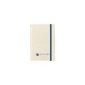 Variante bleu - Carnet A5 personnalisable en papier recyclé avec logo - Sugarcane Bagasse