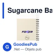 Carnet A5 personnalisable en bagasse de canne à sucre avec logo - Miniature 2