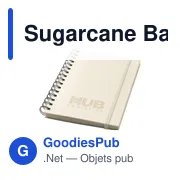 Carnet A5 personnalisable en bagasse de canne à sucre avec logo - Miniature 3