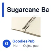 Carnet A5 personnalisable en bagasse de canne à sucre avec logo - Miniature 6