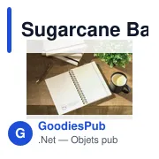 Carnet A5 personnalisable en bagasse de canne à sucre avec logo - Miniature 8