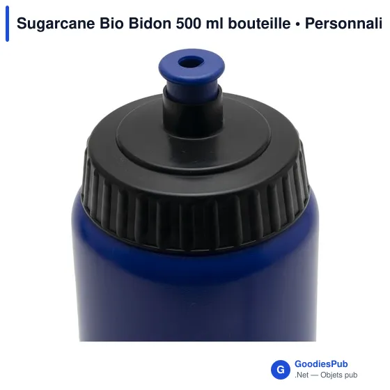 Bidon personnalisable 500 ml avec logo - Sugarcane Bio - Image 1