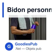Bidon personnalisable 500 ml avec logo - Sugarcane Bio - Miniature 3