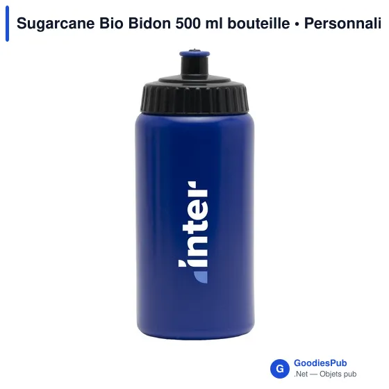 Bidon personnalisable 500 ml avec logo - Sugarcane Bio - Image 5