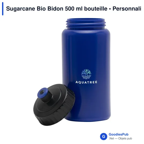Bidon personnalisable 500 ml avec logo - Sugarcane Bio - Image 6