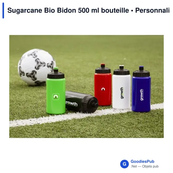 Bidon personnalisable 500 ml avec logo - Sugarcane Bio - Image 9