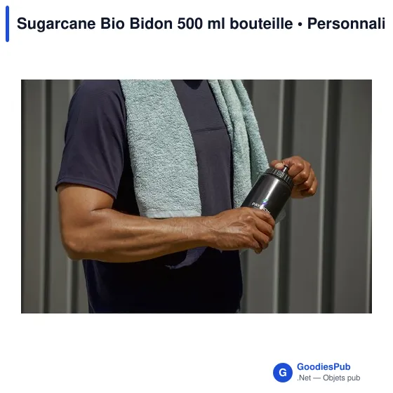 Bidon personnalisable 500 ml avec logo - Sugarcane Bio - Image 10