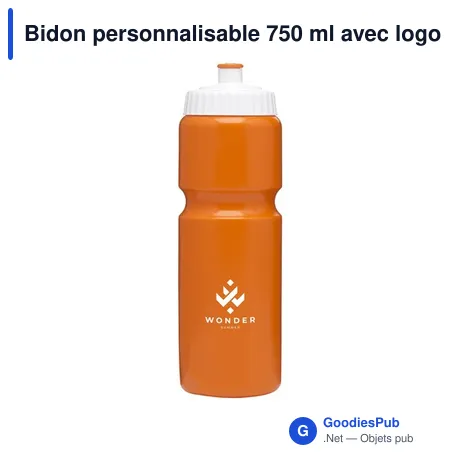 Bidon personnalisable 750 ml avec logo - Sugarcane Bio