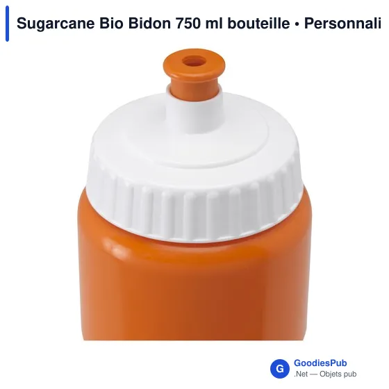 Bidon personnalisable 750 ml avec logo - Sugarcane Bio - Image 3