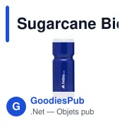 Bidon personnalisable 750 ml avec logo - Sugarcane Bio - Miniature 4