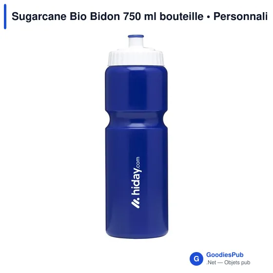 Bidon personnalisable 750 ml avec logo - Sugarcane Bio - Image 4