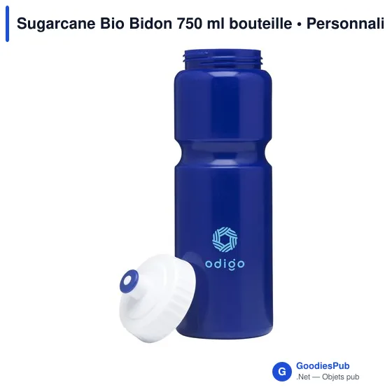 Bidon personnalisable 750 ml avec logo - Sugarcane Bio - Image 5