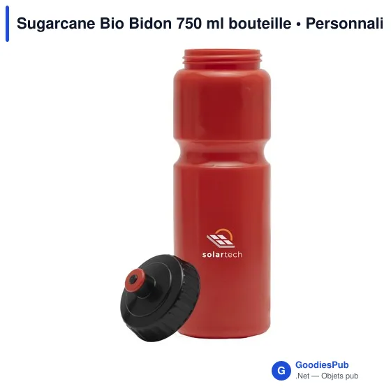 Bidon personnalisable 750 ml avec logo - Sugarcane Bio - Image 7