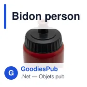 Bidon personnalisable 750 ml avec logo - Sugarcane Bio - Miniature 8