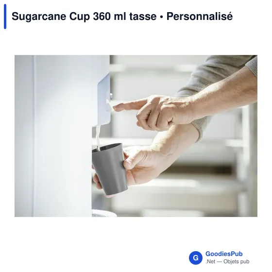 Gobelet réutilisable personnalisable Sugarcane Cup 360 ml avec logo - Image 11