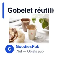 Gobelet réutilisable personnalisable Sugarcane Cup 360 ml avec logo - Miniature 10