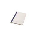 Variante bleu - Carnet A5 personnalisable en papier recyclé avec logo