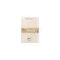 Variante blanc - Carnet A5 personnalisable en papier recyclé avec logo