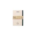 Variante vert - Carnet A5 personnalisable en papier recyclé avec logo