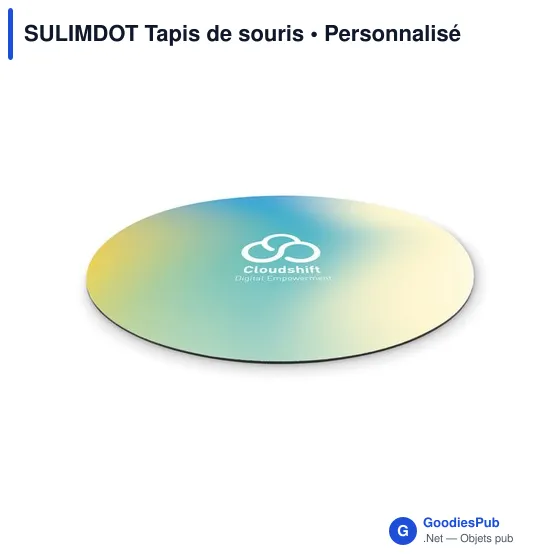 Tapis de souris personnalisable SULIMDOT avec logo - Image 5