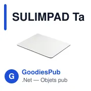 SULIMPAD Tapis de souris sublimation - Miniature 1