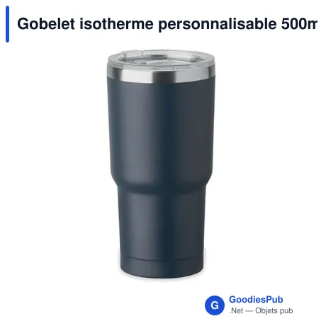 Gobelet isotherme personnalisable 500ml avec logo - SUM