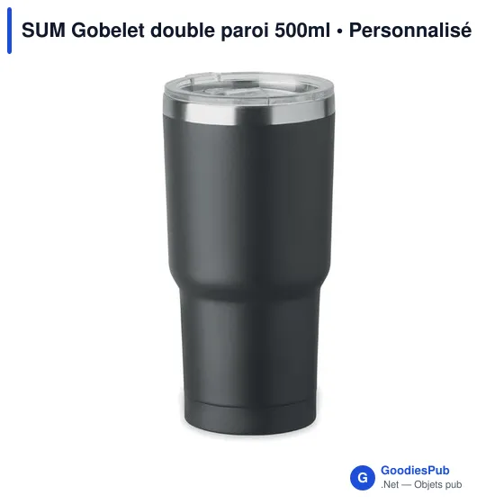Gobelet isotherme personnalisable 500ml avec logo - SUM - Image 6