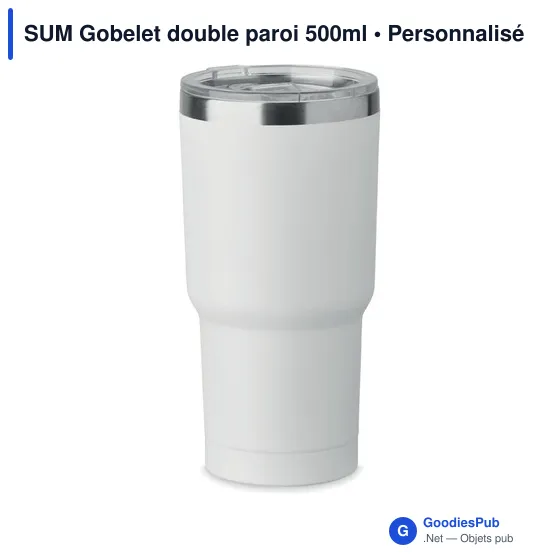 Gobelet isotherme personnalisable 500ml avec logo - SUM - Image 10