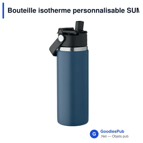 Bouteille isotherme personnalisable SUMA GRIP 500 ml avec logo