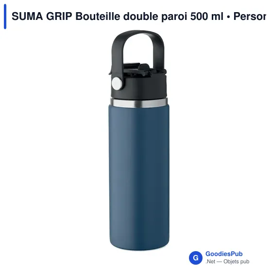 Bouteille isotherme personnalisable SUMA GRIP 500 ml avec logo - Image 3