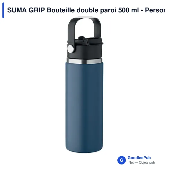 Bouteille isotherme personnalisable SUMA GRIP 500 ml avec logo - Image 4