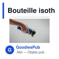 Bouteille isotherme personnalisable SUMA GRIP 500 ml avec logo - Miniature 5